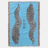 Couverture Black spotted moray eel cartoon (devant Vertical)