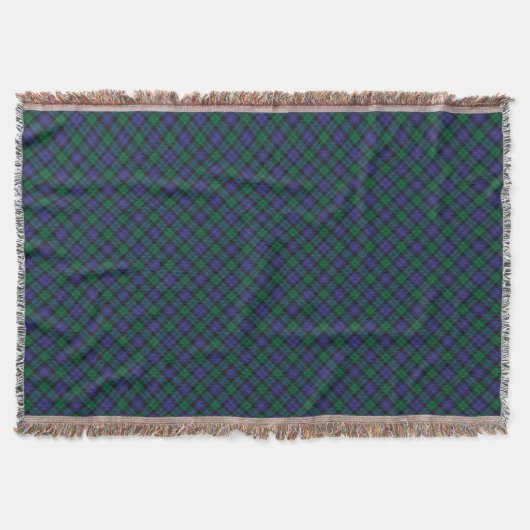 Couverture Blackwatch Tartan Royal Scottish Plaid Motif (Devant)