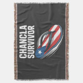 Couverture blague espagnole drôle survivante chancla (devant Vertical)