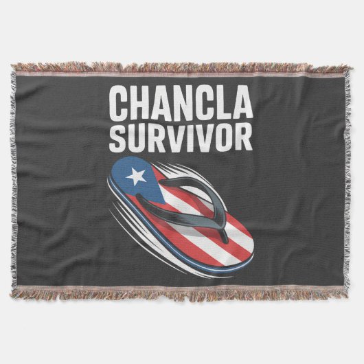 Couverture blague espagnole drôle survivante chancla (Devant)