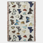 Couverture BLANC NOIR BUTTERFLIES BLEU Beauté Nature Lover (devant Vertical)