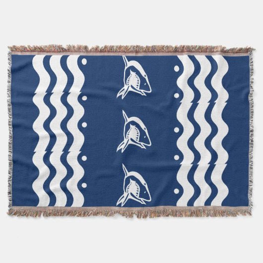 Couverture BLANC sur le requin SEA HORSE vie côtière (Devant)