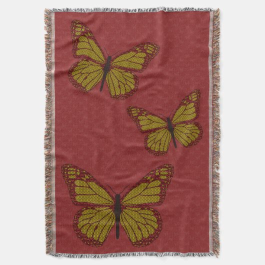 Couverture Blanche à lancer de monarque chinois (devant Vertical)