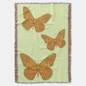 Couverture Blanche à lancer de monarque indien (devant Vertical)