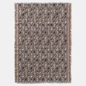 Couverture Blanche Husky Chien Sibérien Husky Jetez des couve (devant Vertical)