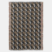 Couverture Blanche Husky Pup Sibérienne Husky Chien Jeter Bla (devant Vertical)