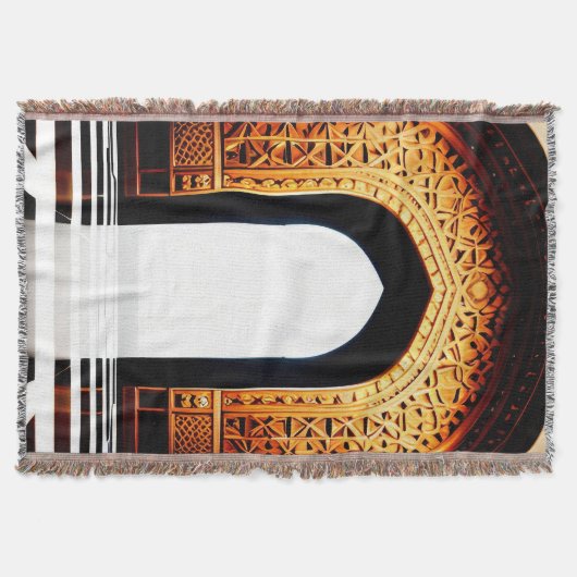 Couverture Blanche jetée pour la prière musulmane (Devant)