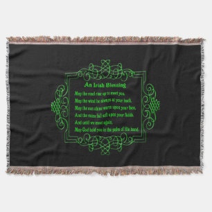 Couverture Blanche-Jeu de Bénédiction Irlandaise