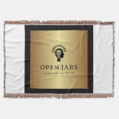 Couverture Blanche, noire et dorée (Devant)