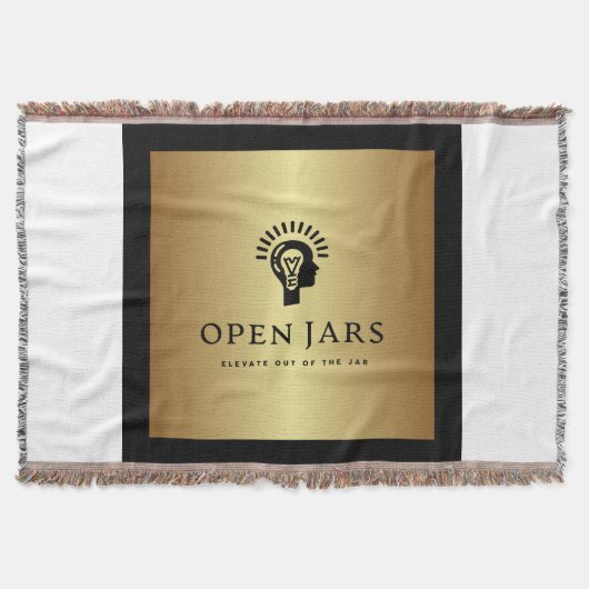 Couverture Blanche, noire et dorée (Devant)