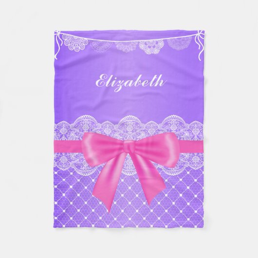 Couverture blanche vintage pourpre d'ouatine de (Devant)