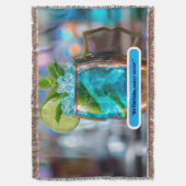 Couverture Blanket throw with cocktail  (devant Vertical)