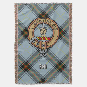 Couverture Blason de Clan Bell sur tartan