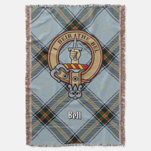 Couverture Blason de Clan Bell sur tartan (devant Vertical)