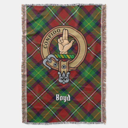 Couverture Blason de Clan Boyd sur tartan (devant Vertical)