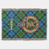 Couverture Blason de Clan Colquhoun sur tartan (Devant)