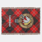 Couverture Blason de Clan Cunningham sur tartan (Devant)