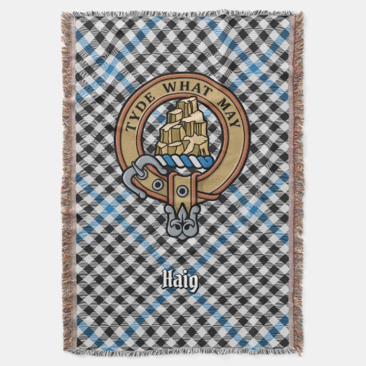 Couverture Blason de Clan Haig sur tartan (devant Vertical)