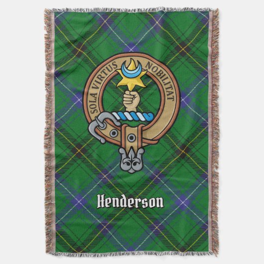 Couverture Blason de Clan Henderson sur tartan (devant Vertical)