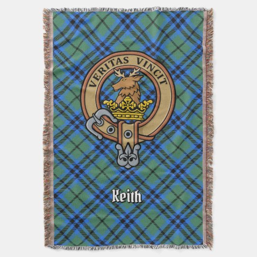 Couverture Blason de Clan Keith sur tartan (devant Vertical)