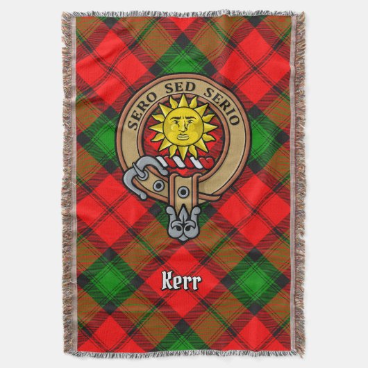 Couverture Blason de Clan Kerr sur tartan (devant Vertical)