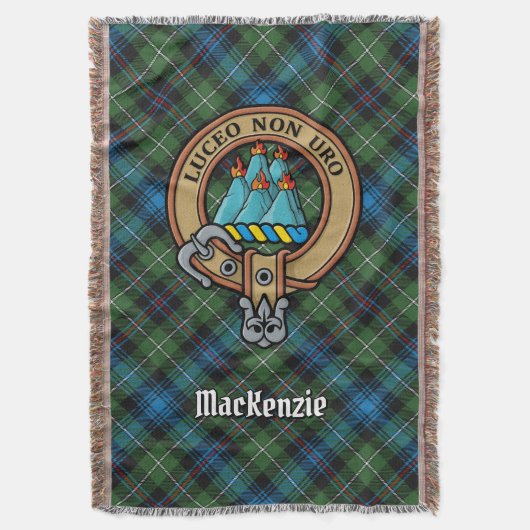 Couverture Blason de Clan MacKenzie sur tartan (devant Vertical)