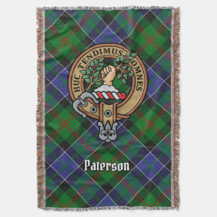 Couverture Blason de Clan Paterson sur tartan