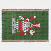 Couverture Blason de famille Mather ou Mathers d'Irlande Crêt (Devant)