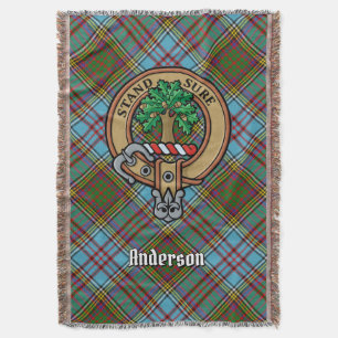 Couverture Blason du clan Anderson sur tartan