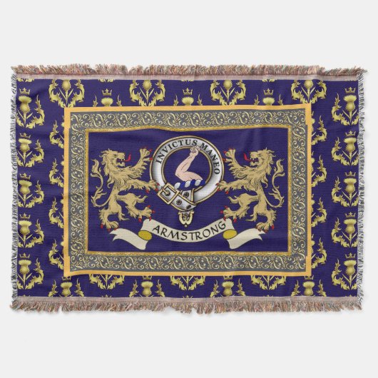 Couverture Blason du Clan Armstrong Bleu (Devant)