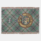 Couverture Blason du clan Craig sur tartan (Devant)