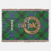 Couverture Blason du Clan Davidson sur tartan (Devant)