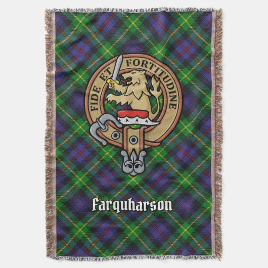 Couverture Blason du clan Farquharson sur tartan (devant Vertical)