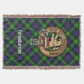 Couverture Blason du clan Farquharson sur tartan (Devant)