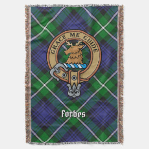 Couverture Blason du clan Forbes sur tartan