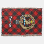 Couverture Blason du clan Gregor sur tartan Rob Roy (Devant)