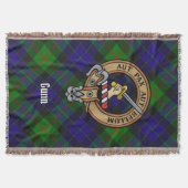 Couverture Blason du clan Gunn sur tartan (Devant)