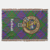 Couverture Blason du clan MacDonald sur tartan (Devant)