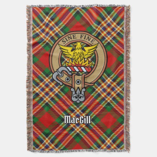 Couverture Blason du clan MacGill sur tartan (devant Vertical)