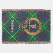 Couverture Blason du clan MacIntyre sur tartan (Devant)