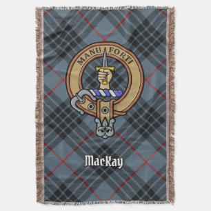 Couverture Blason du clan MacKay sur tartan bleu