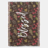 Couverture Blessé Feuilles d'automne sur brun (devant Vertical)