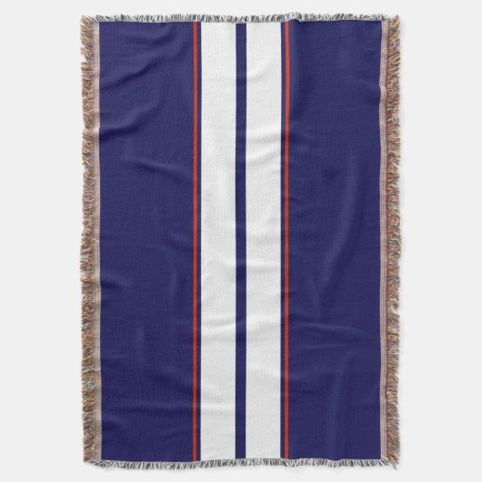 Couverture Bleu, blanc et rouge Classy (devant Vertical)