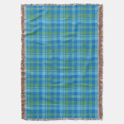 Couverture Bleu Chic Matin Gloire Plaid Lance Blanket (devant Vertical)