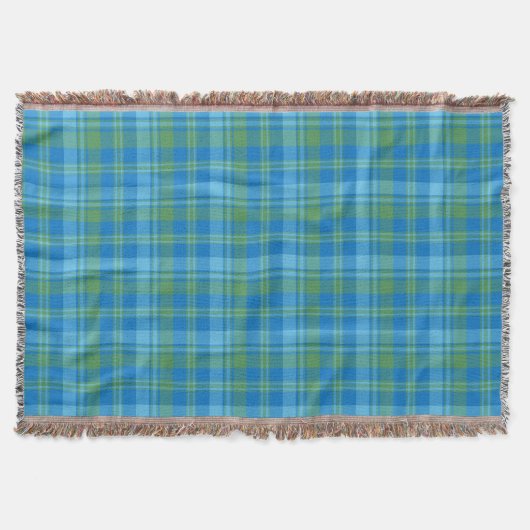 Couverture Bleu Chic Matin Gloire Plaid Lance Blanket (Devant)