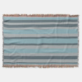 Couverture Bleu et gris rayé (Devant)