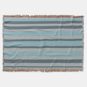 Couverture Bleu et gris rayé