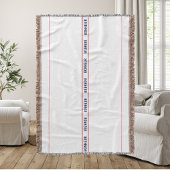 Couverture Bleu et rouge rayé