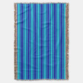 Couverture Bleu et turquoise bandes bonbons (devant Vertical)