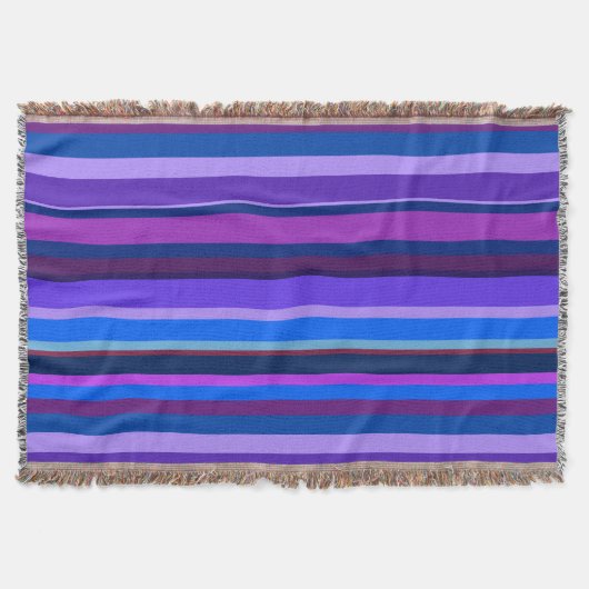 Couverture Bleu et violet bandes horizontales (Devant)
